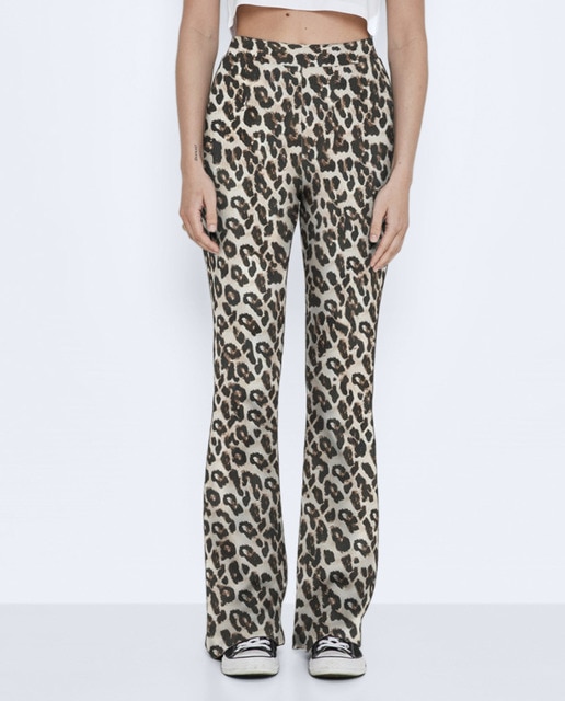 Imagen 0 de Pantalones de punto largos de mujer