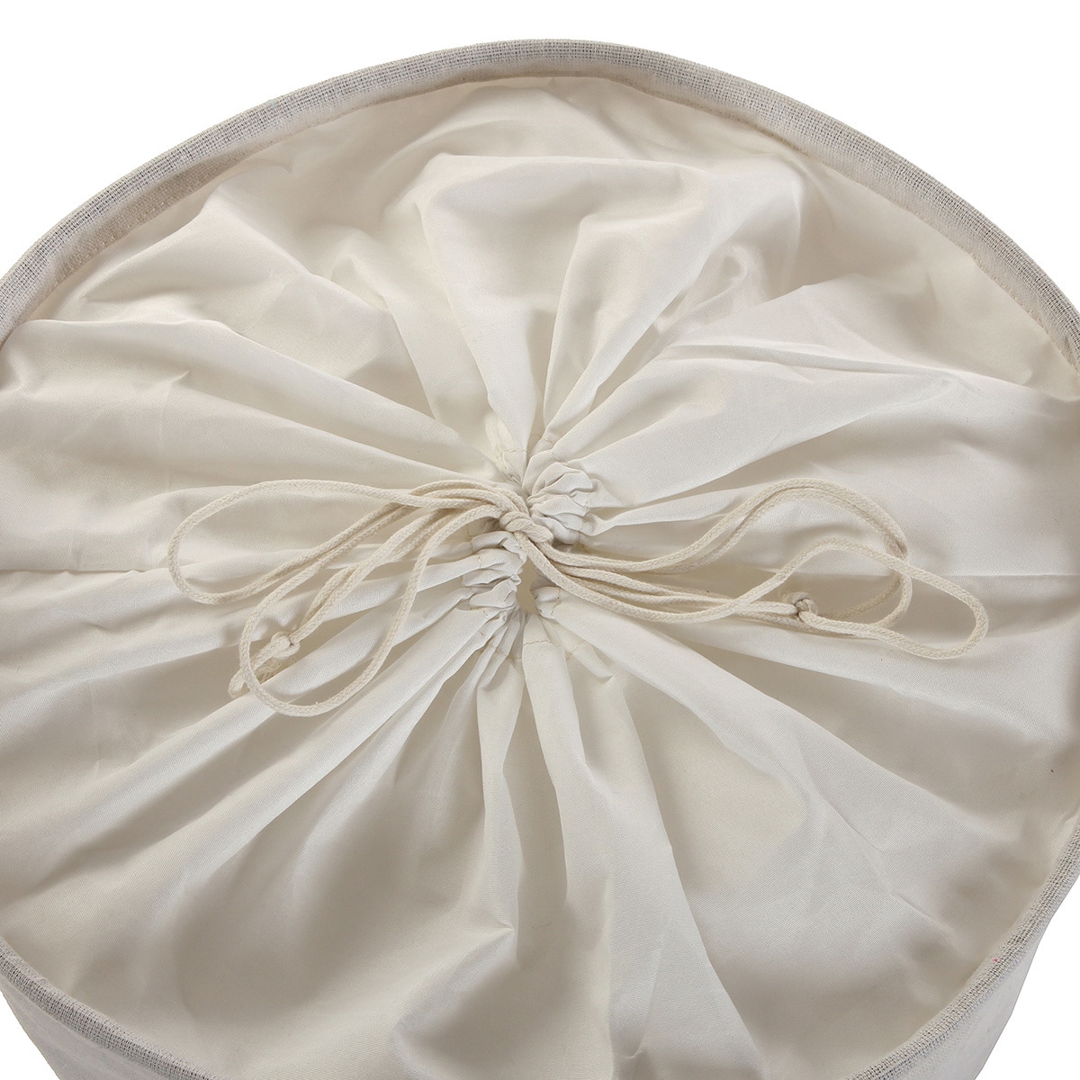 Cesto de ropa con asas Adele Versa Blanco-2