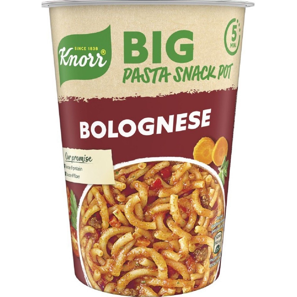 Big Pasta Pot Bolonhesa embalagem 88 g
