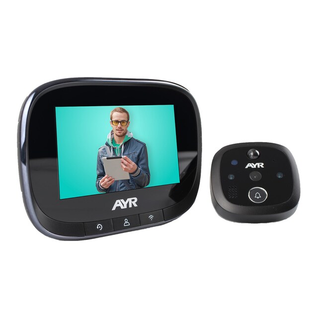 Imagen 0 de Mirilla Digital AYR-762 Wi-Fi Black Edition