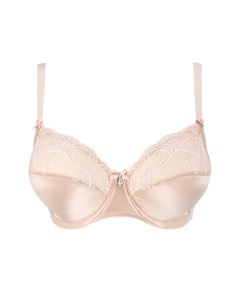 Soutien Splendeur Soie de Lise Charmel plus size com aro Bege-3