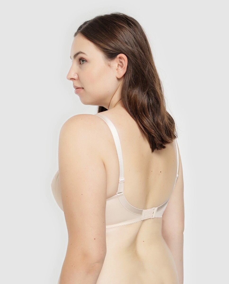 Soutien Splendeur Soie de Lise Charmel plus size com aro Bege-2