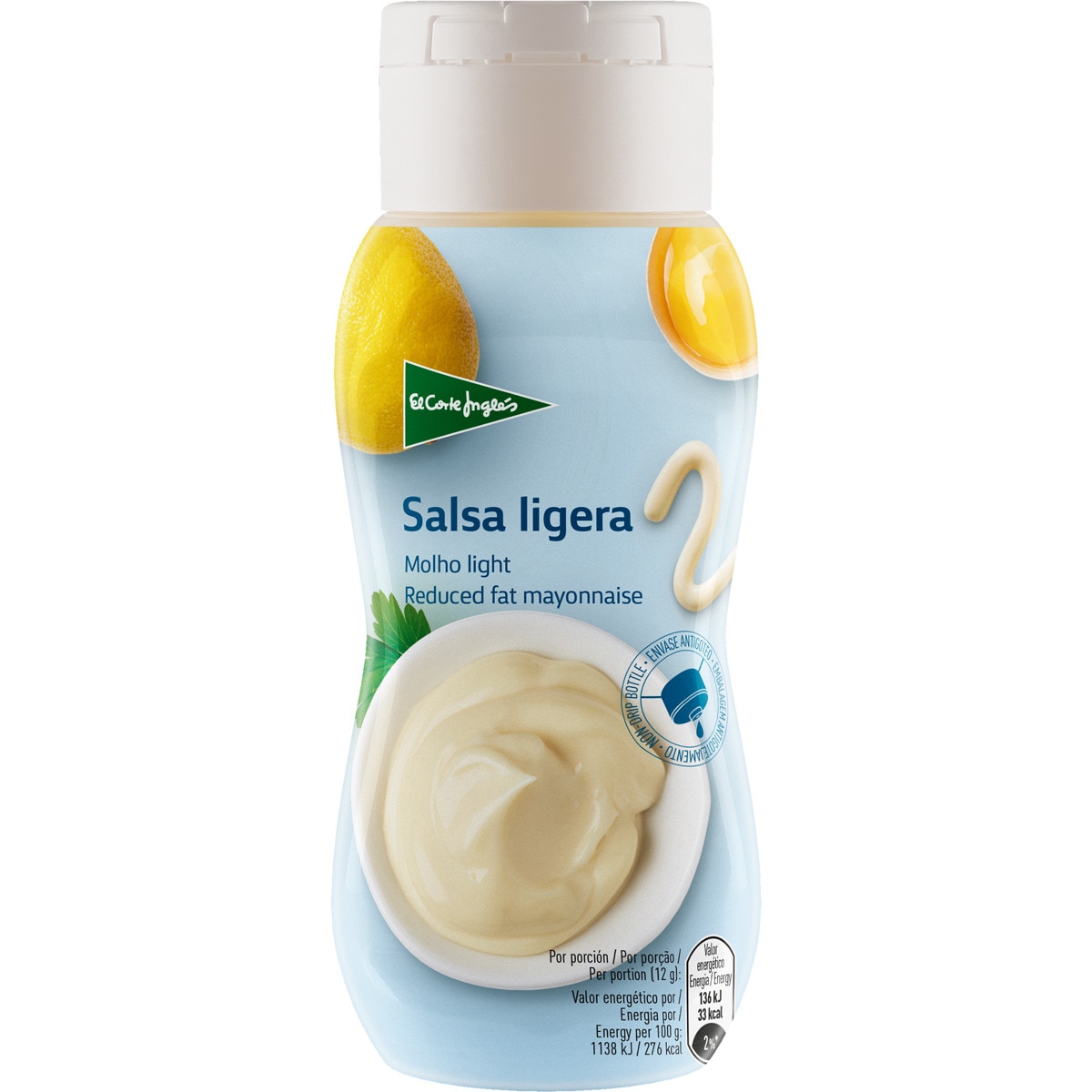 salsa ligera sin gluten envase 300 ml