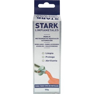 crema limpia metales tubo 50 ml para menaje, mobiliario, instrumentos musicales y automoción - Stark