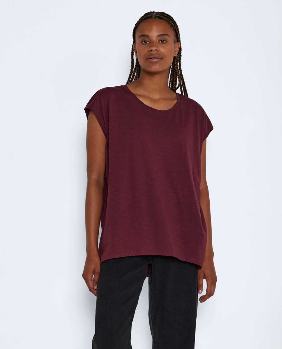 Tshirt long à manches courtes