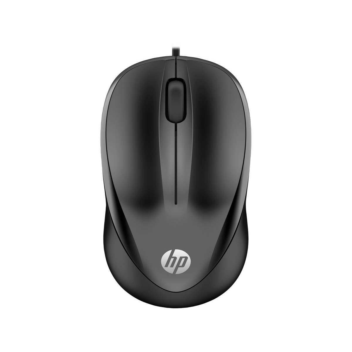 Rato Óptico HP 1000 com Cabo de 1,5 m - Preto Preto-1