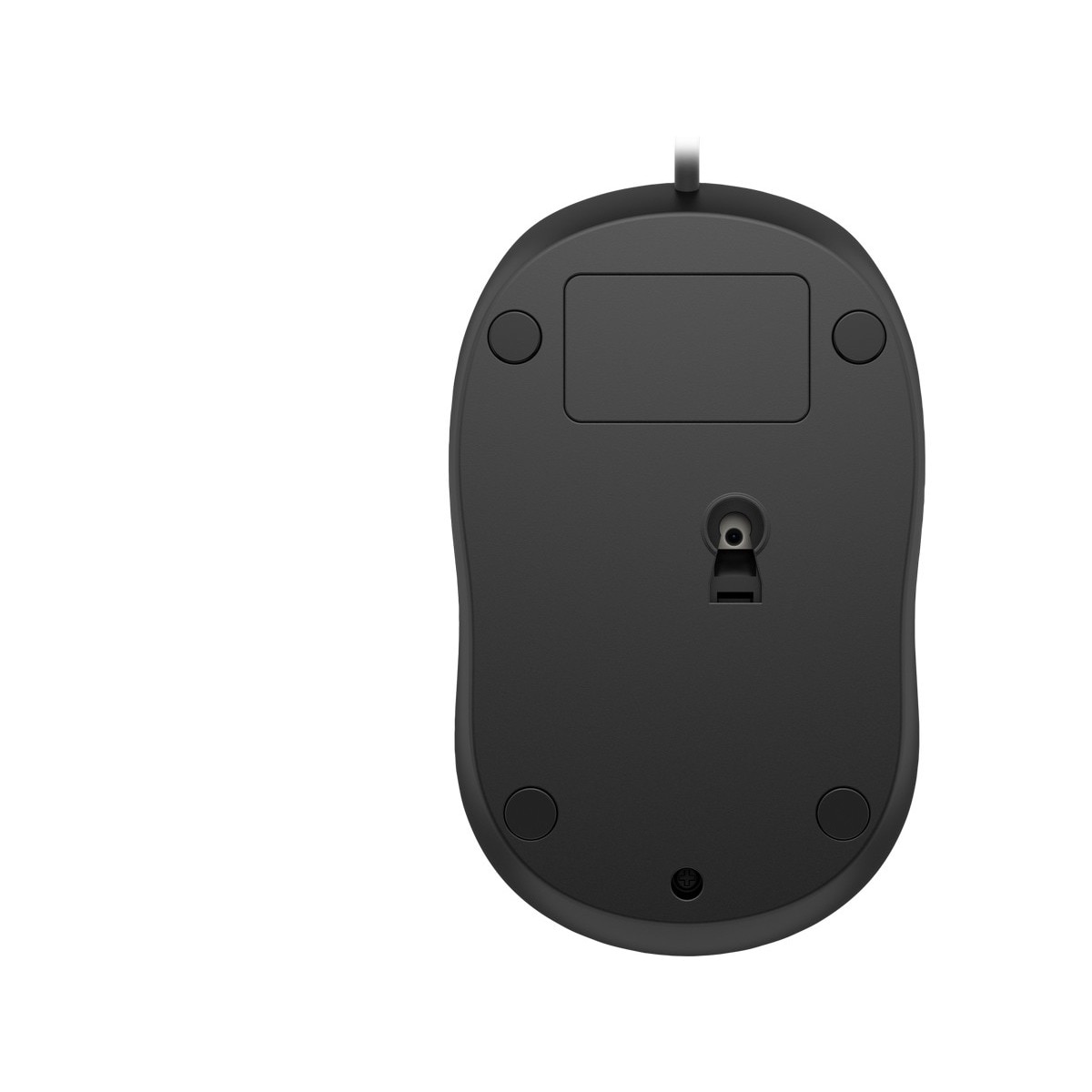 Rato Óptico HP 1000 com Cabo de 1,5 m - Preto Preto-4