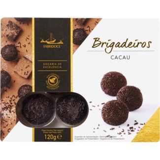 Brigadeiros de Cacau embalagem 120 g - Fabridoce
