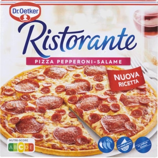 Pizza Ristorante Pepperoni e Salame embalagem 320 g - Dr. Oetker