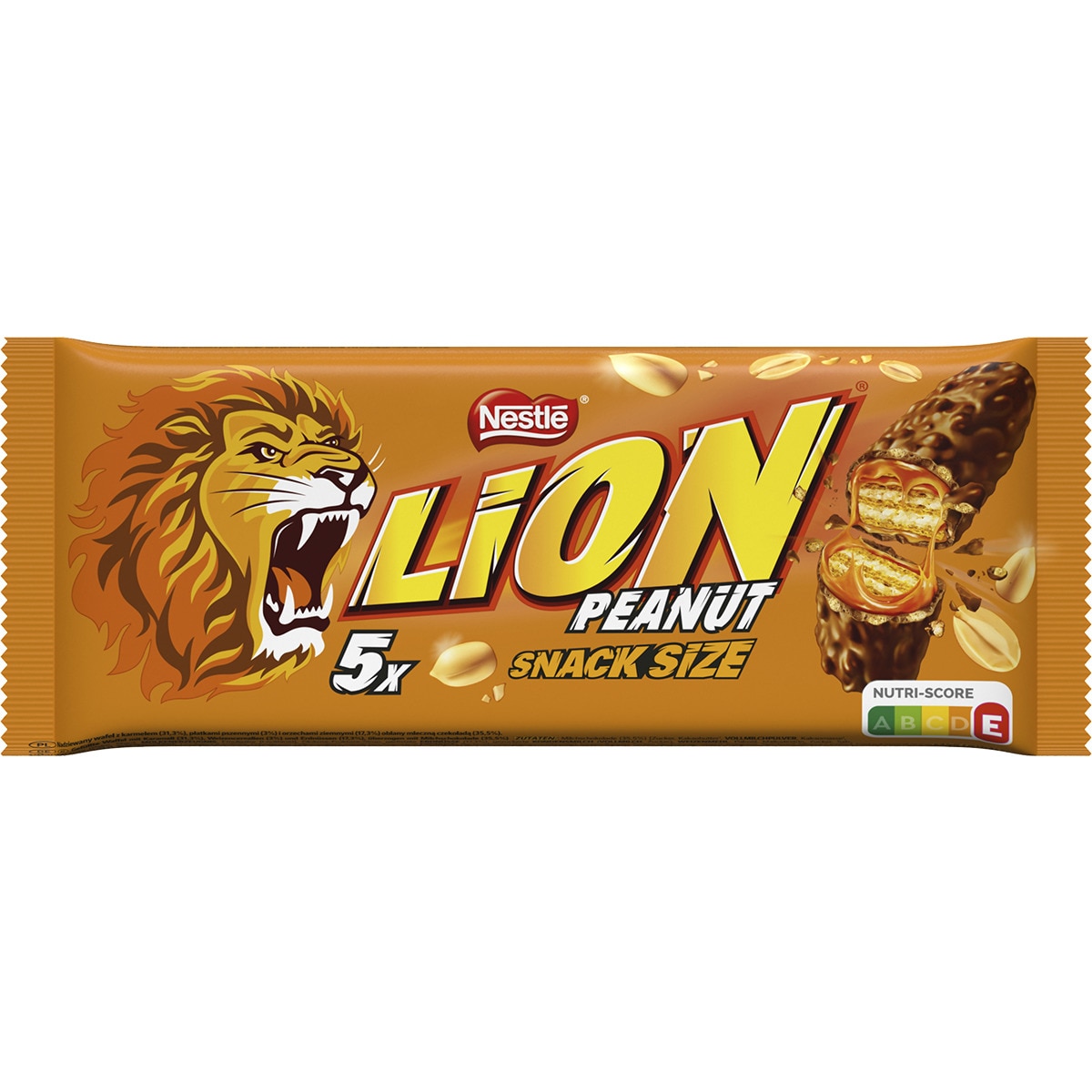 Chocolate Lion Peanut Pack 5 unidades embalagem 31 g