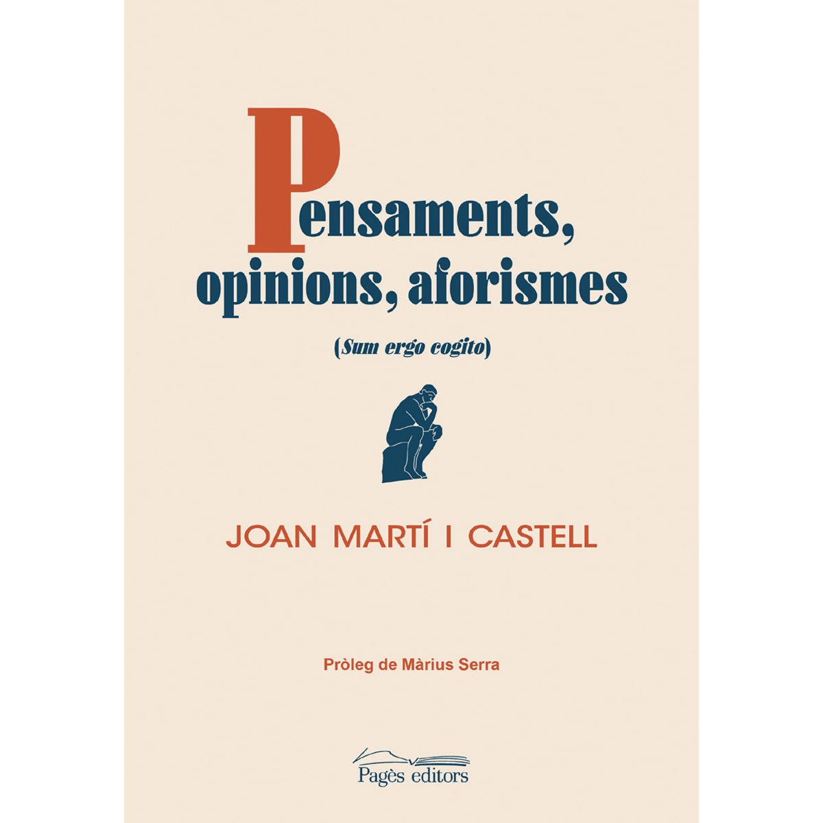 Imagem 0 de Pensaments, opinions, aforismes: (sum ergo cogito) (Capa mole com abas)