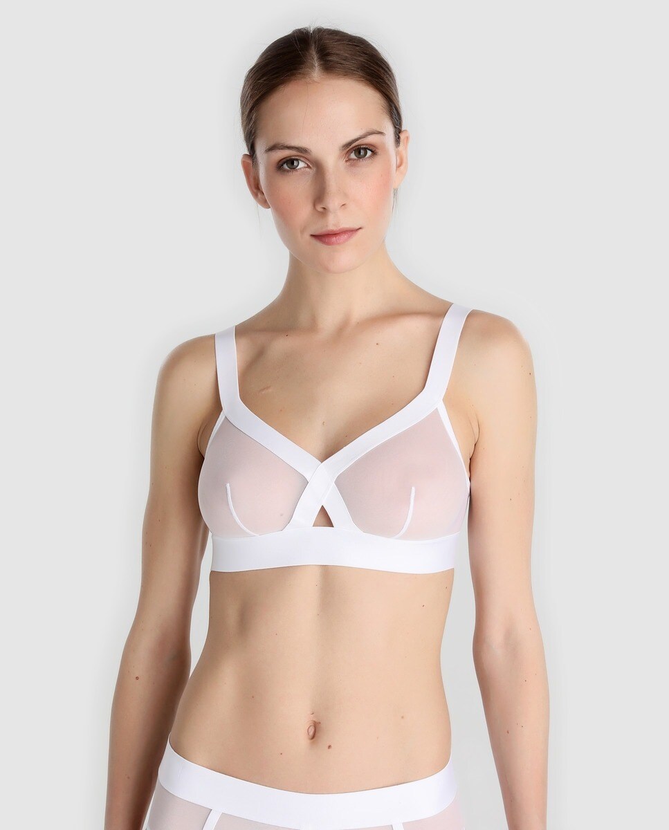Brassière Sheers Dkny style top sans armatures