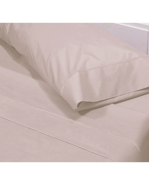 Imagen 0 de Juego sábanas 100% algodón iris premium rosa palo