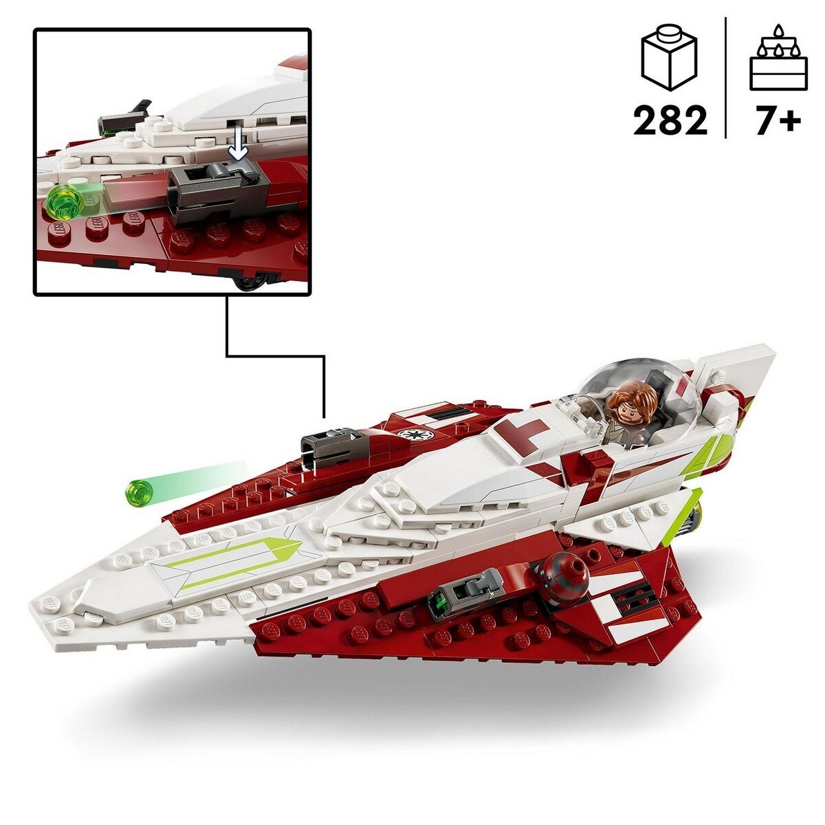Caça Estelar Jedi de Obi-Wan Kenobi Lego Star Wars  3
