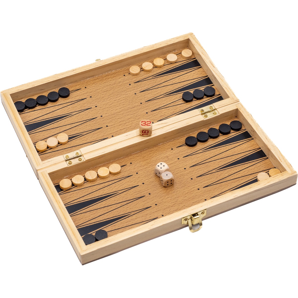 Ajedrez Damas Aquamarine Games Backgammon Plegable 4
