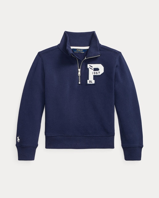 Imagen 0 de Sudadera de niña en azul con logo