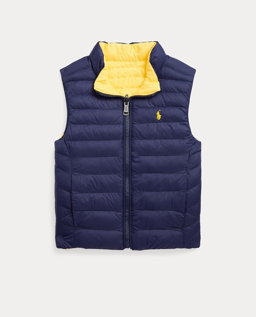 Imagen 0 de Chaleco reversible de niño en azul/amarillo