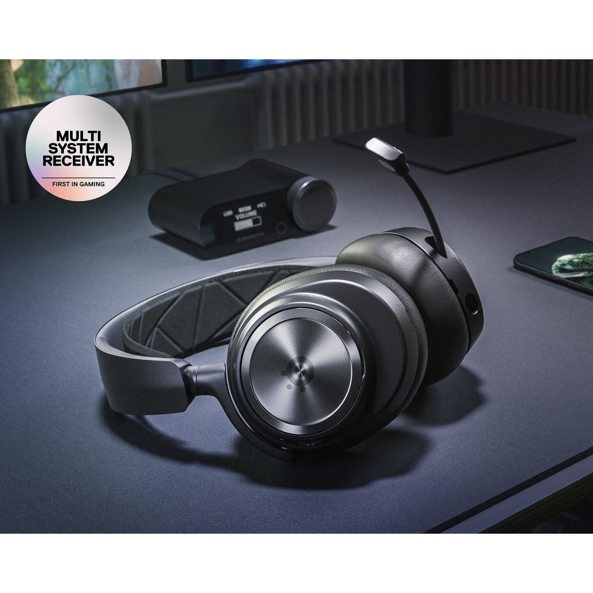 Auscultadores Steelseries Artis Nova Pro Wireless Preto-5