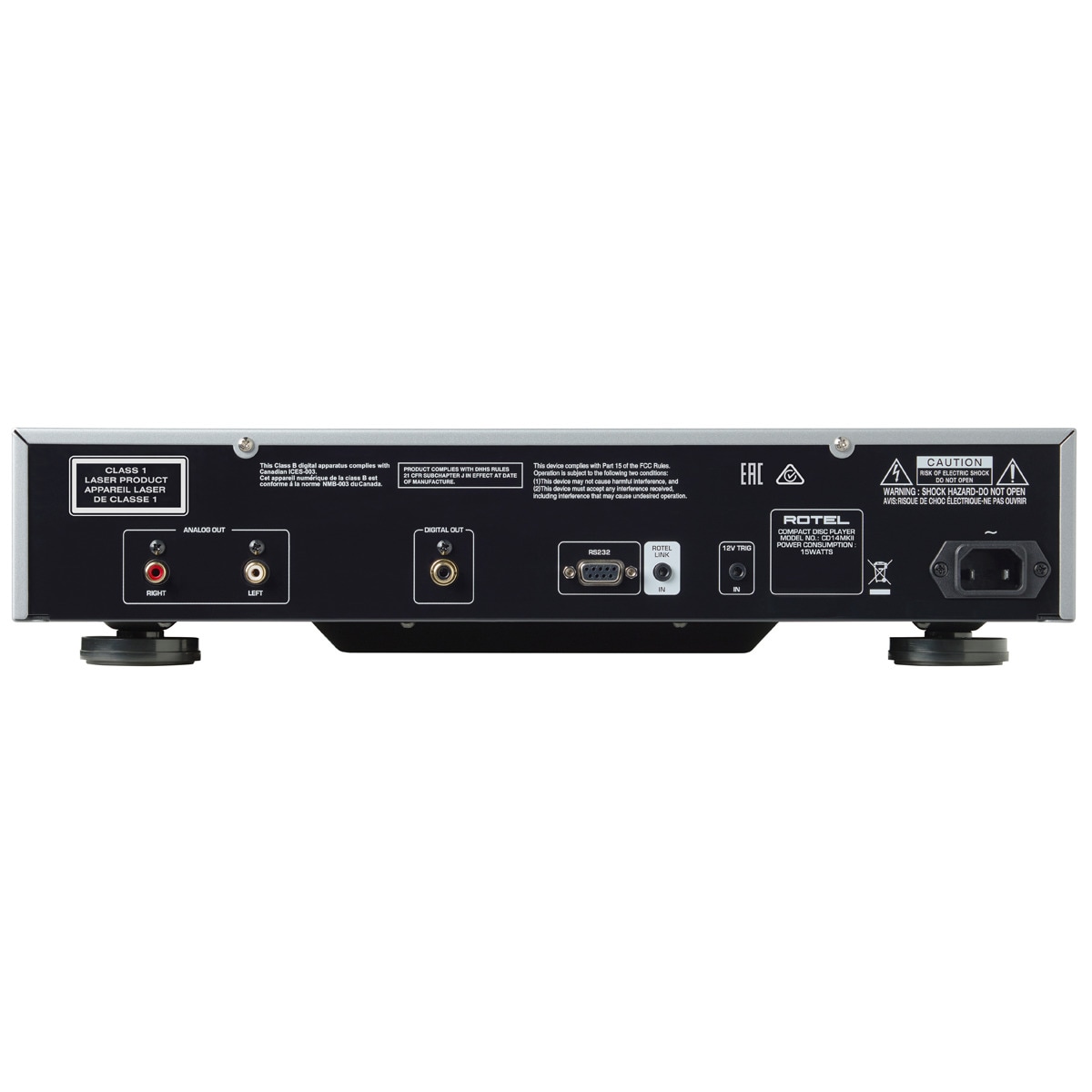 Reproductor CD Rotel CD14MKII Plata-2