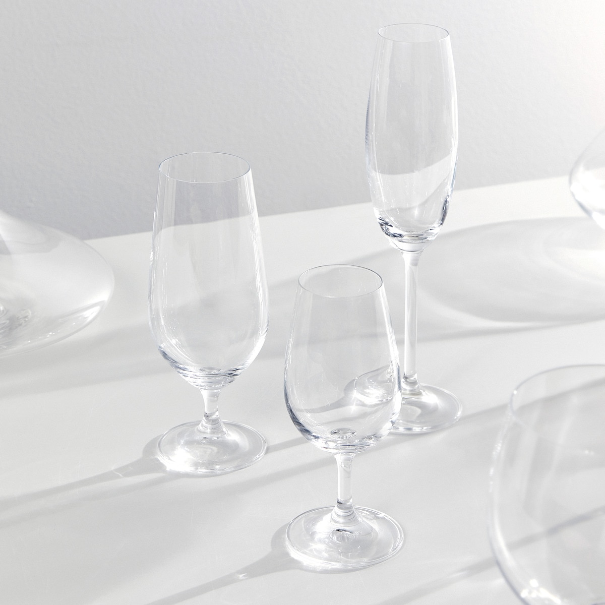 Conjunto de 4 copos de champanhe Natalia El Corte Inglés Transparente-6