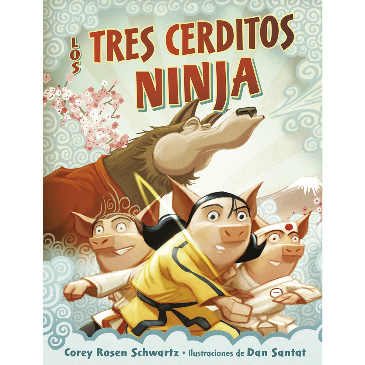 Imagem 0 de Los tres cerditos ninja (Capa dura)