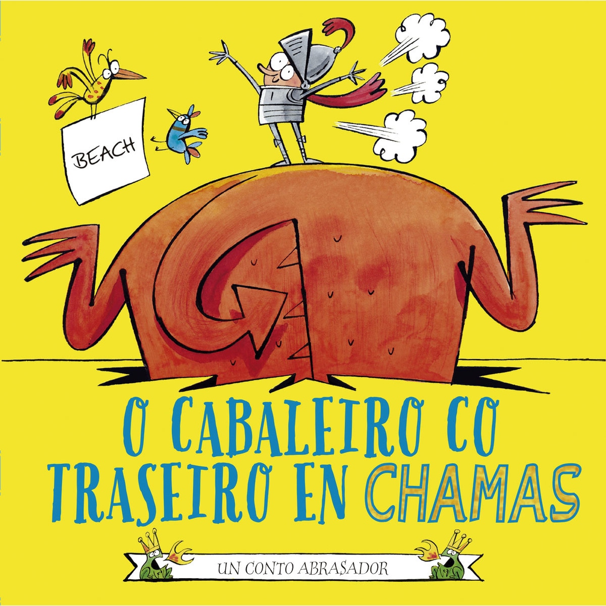 Imagem 0 de O cabaleiro co traseiro en chamas (Capa dura)