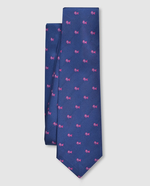 corbata azul el corte ingles