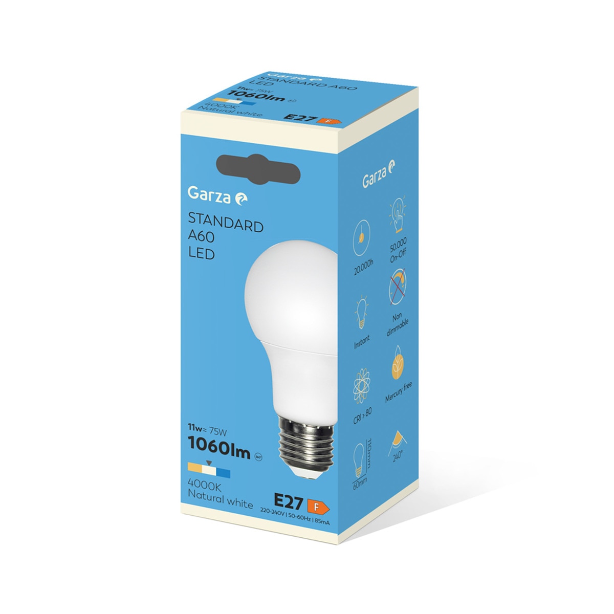 Bombilla LED Estándar E27 11 W 1060 lm 4000 K Luz neutra ( >= 3000 K / <= 5000 K )-2