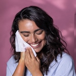 Sanfte Abschminktücher 3 in 1 Tasche 25 Einheiten Für trockene und empfindliche Haut