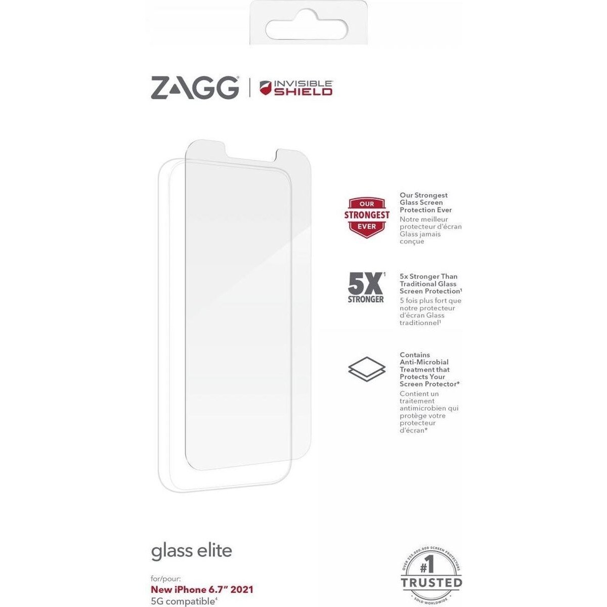 Película de Vidro Invisible Shield Elite para Apple 13 Pro Max 4