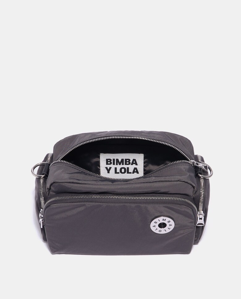 bolso bandolera m nylon antracita