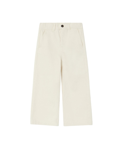 Imagen 0 de Pantalon ancho de niña con bolsillos laterales y de tiro alto