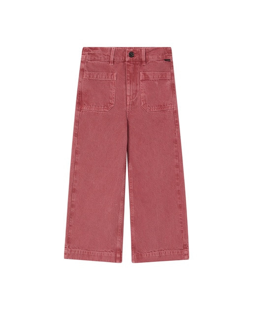 Imagen 0 de Pantalon ancho de niña con bolsillos laterales