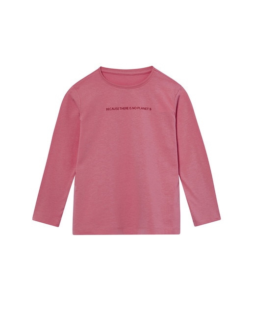 Imagen 0 de Camiseta niña manga larga estampado frontal pequeño