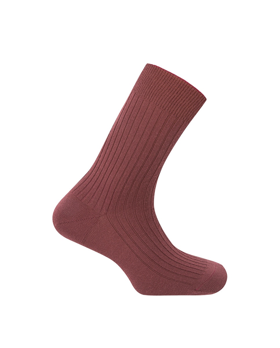 Chaussettes Punto Blanco % laine côtelées. Fabriquées en Espagne.