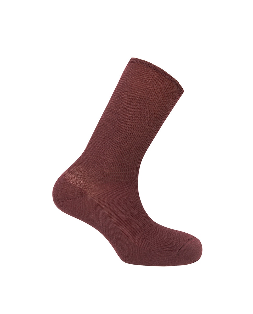 Chaussettes Punto Blanco en laine côtelées Tentesolo. Fabriquées en Espagne.