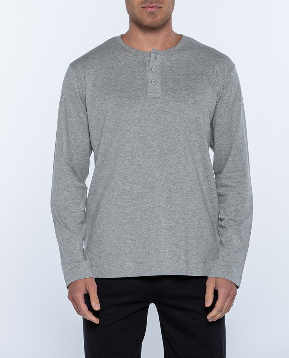 Tshirt col boutonné, Basix