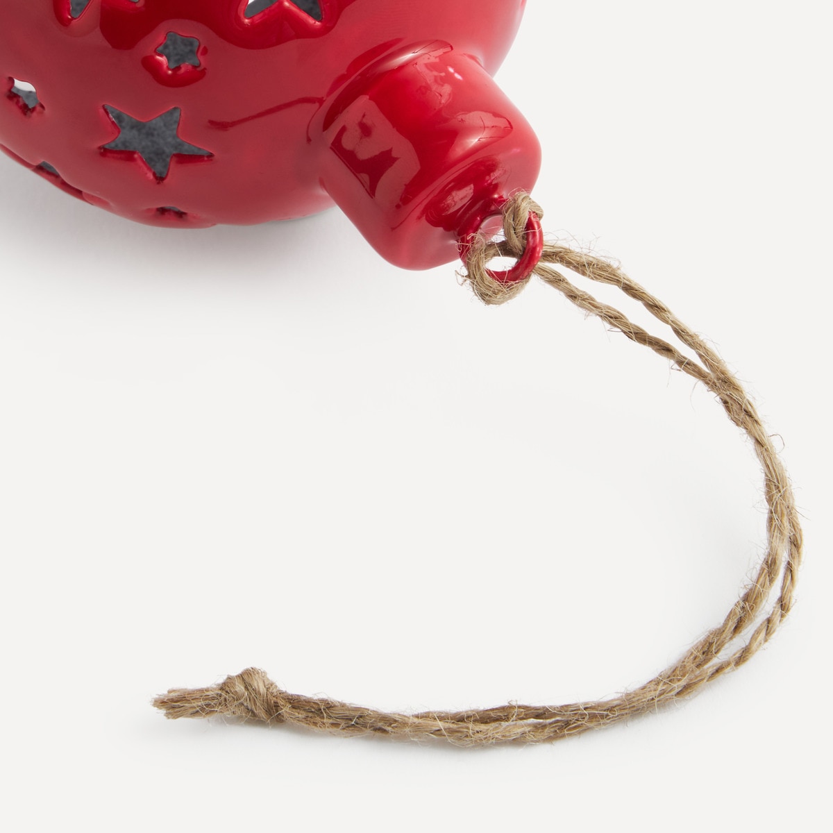Colgante con cascabel Navidad El Corte Inglés Rojo-2