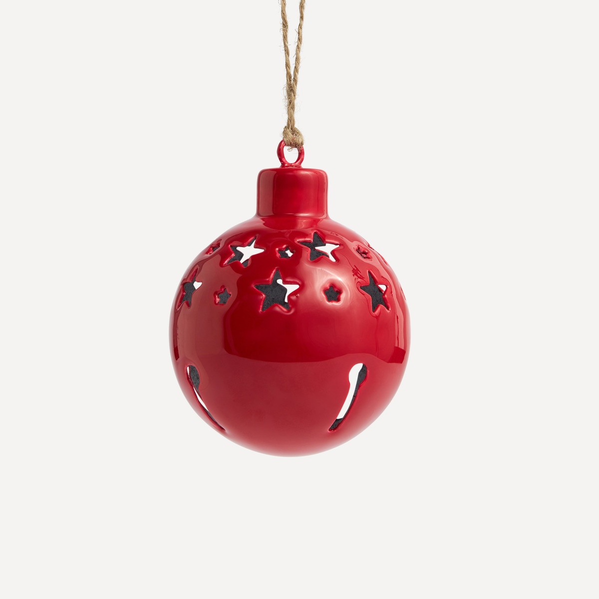 Colgante con cascabel Navidad El Corte Inglés Rojo-1