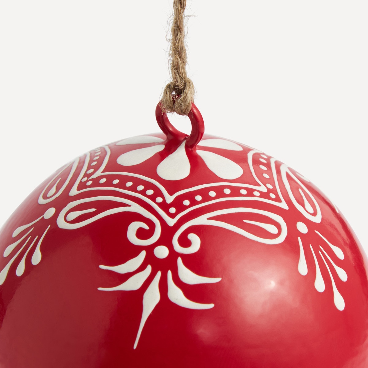 Bola Folki Navidad El Corte Inglés Rojo-3