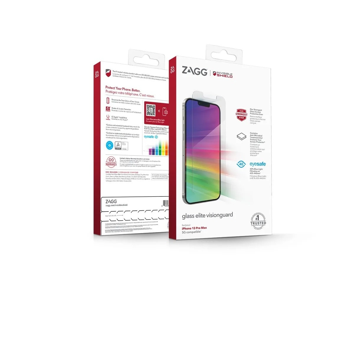 Película de Vidro Invisible Shield Elite Visionguard para Apple 13 Pro Max 3