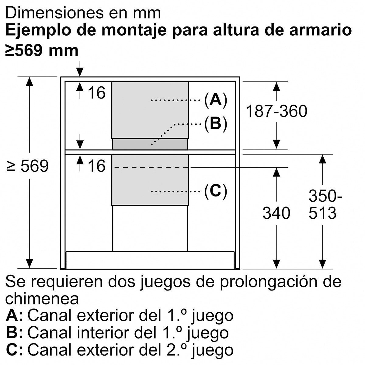 Prolongador Siemens para campana - LZ11IBN61 5