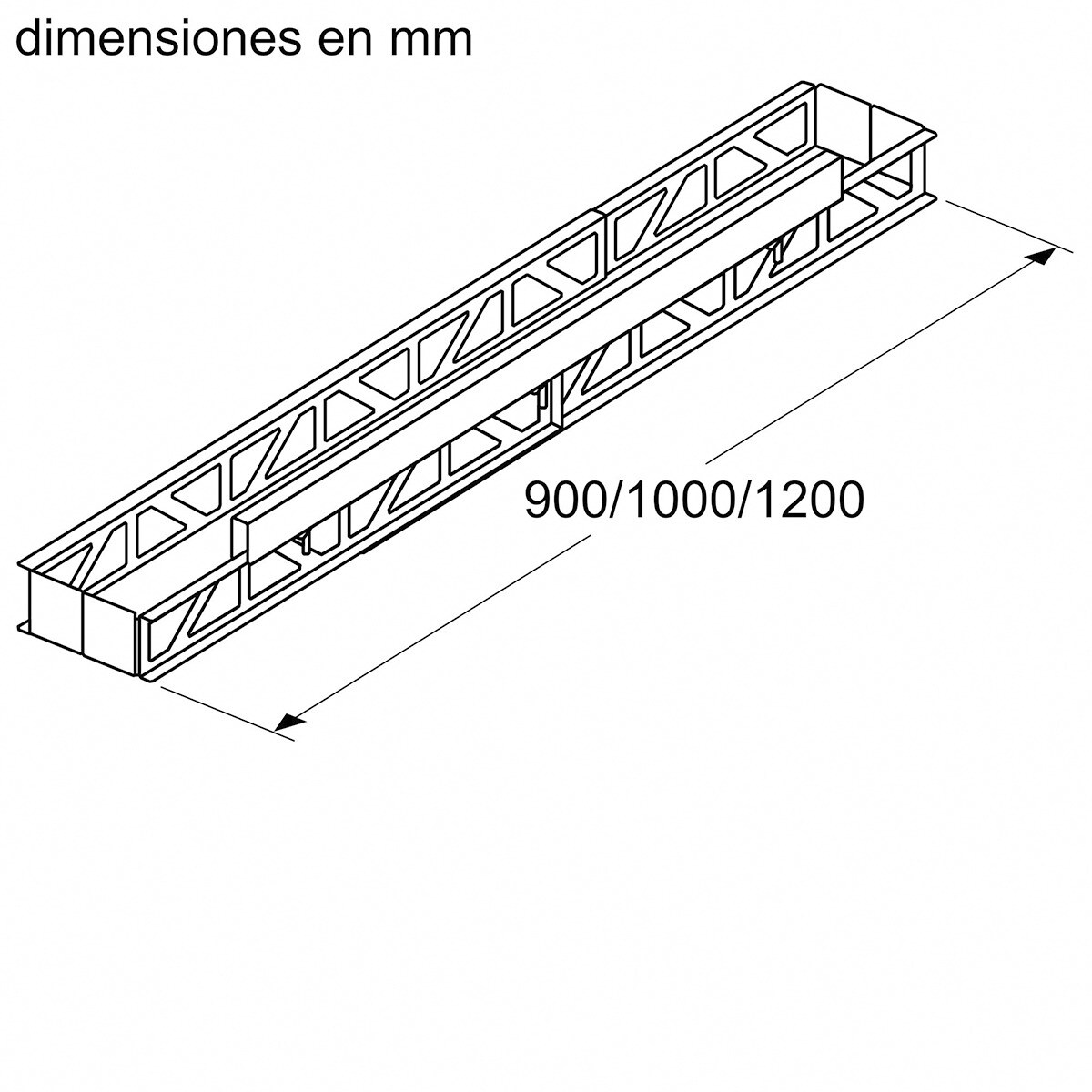 Accesorio de unión Siemens para extractor de encimera - LZ29WWY12 2