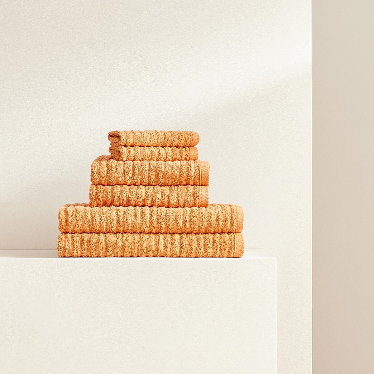 Lot de 6 serviettes 450 g/m2 Lara Basics