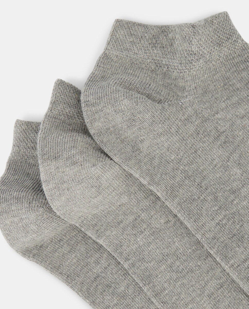 Pack 3 pares de calcetines Unit Gris-3