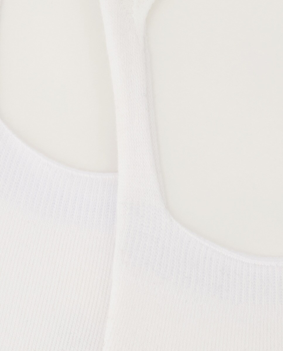 Pack de 2 calcetines de hombre Unit invisibles Blanco-3