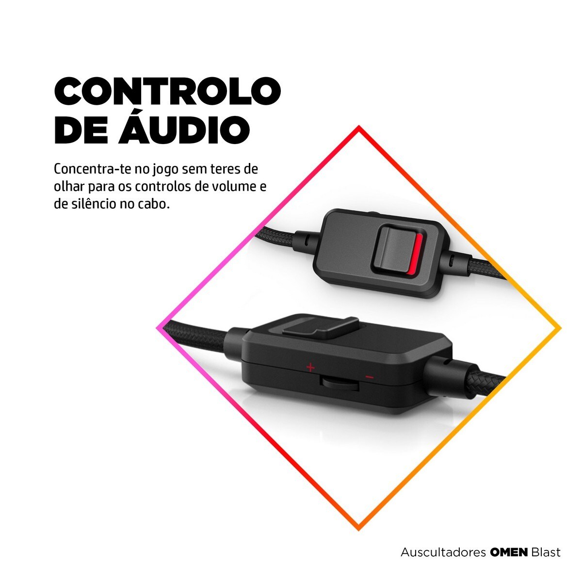 Auscultadores Gaming Omen Blast Preto-9