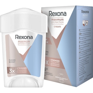 women Maximum Protection desodorante en crema Clean Scent anti-transpirante tubo 45 ml - Rexona