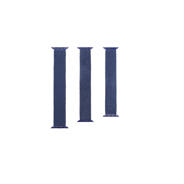 Imagem 0 de Bracelete Trançada para Apple Watch 41mm (Pequeno)- Navy Blue