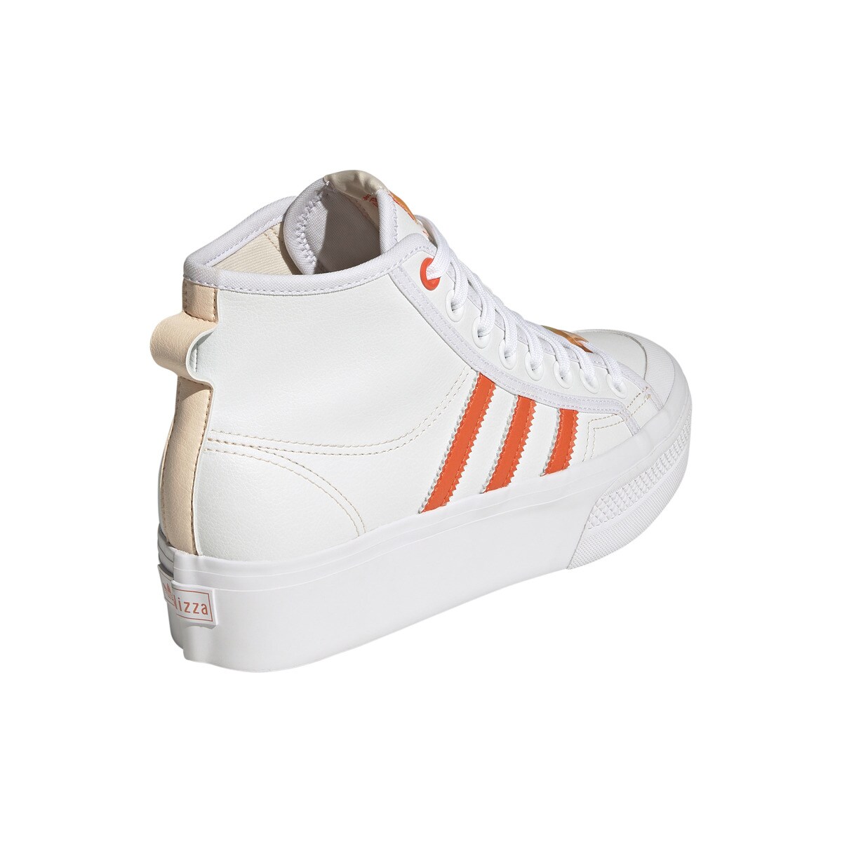 Sapatilhas Casual de Mulher Nizza Platform Mid Her Vegan Originals Branco / Laranja-5